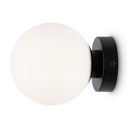 Applique Maytoni Basic Form MOD321WL-01B vetro bianco nera