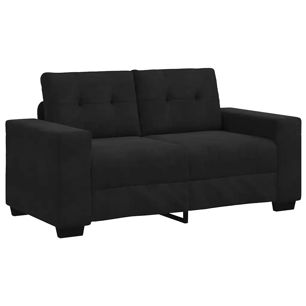Divano Divanetto-Sofa Nero 120 cm in Velluto 897466