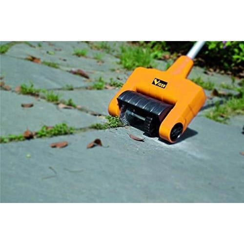 Vigor 7174120 V-SP500 Spazzatrice Elettrica 500W 750-1300 rpm Asta Telescopica 99-128 cm 3 Spazzole Acciaio Nylon Rullo