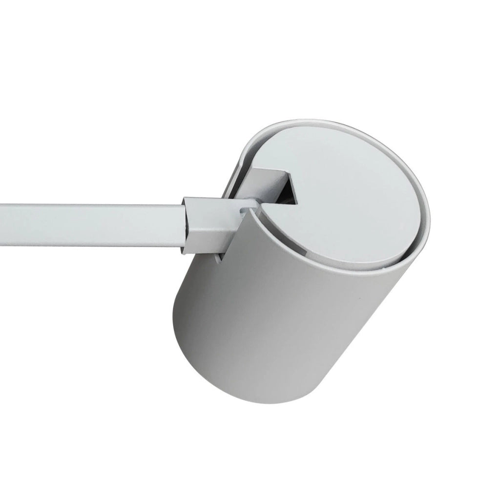 Applique moderna bianca orientabile GU10 Snow Light Prestige