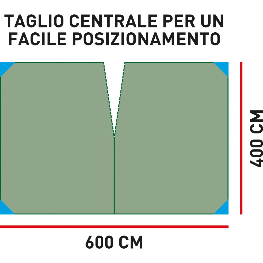 Telo per Raccolta Olive 4x6 m Antispina Stabilizzato UV