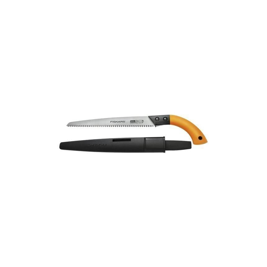 Fiskars 1001620 SW84 Seghetto a Lama Fissa 33 cm capacita' taglio 150 mm impugnatura SoftGrip con fodero colore Nero