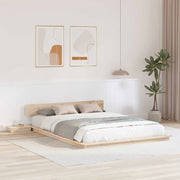Struttura del letto-Giroletto Marrone 140 x 200 cm legno