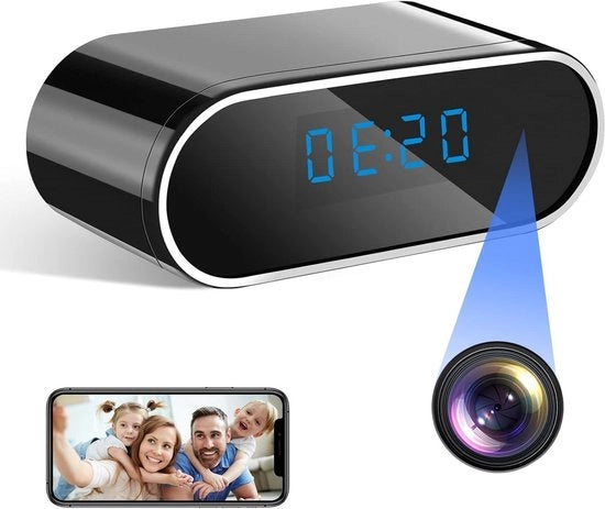 Camera Wi-Fi 120° con visuale circolare, 2,4 e 5G, con visione notturna e rilevamento movimenti