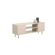 Mobile TV Focus cashmere con gambe dorate 155 cm