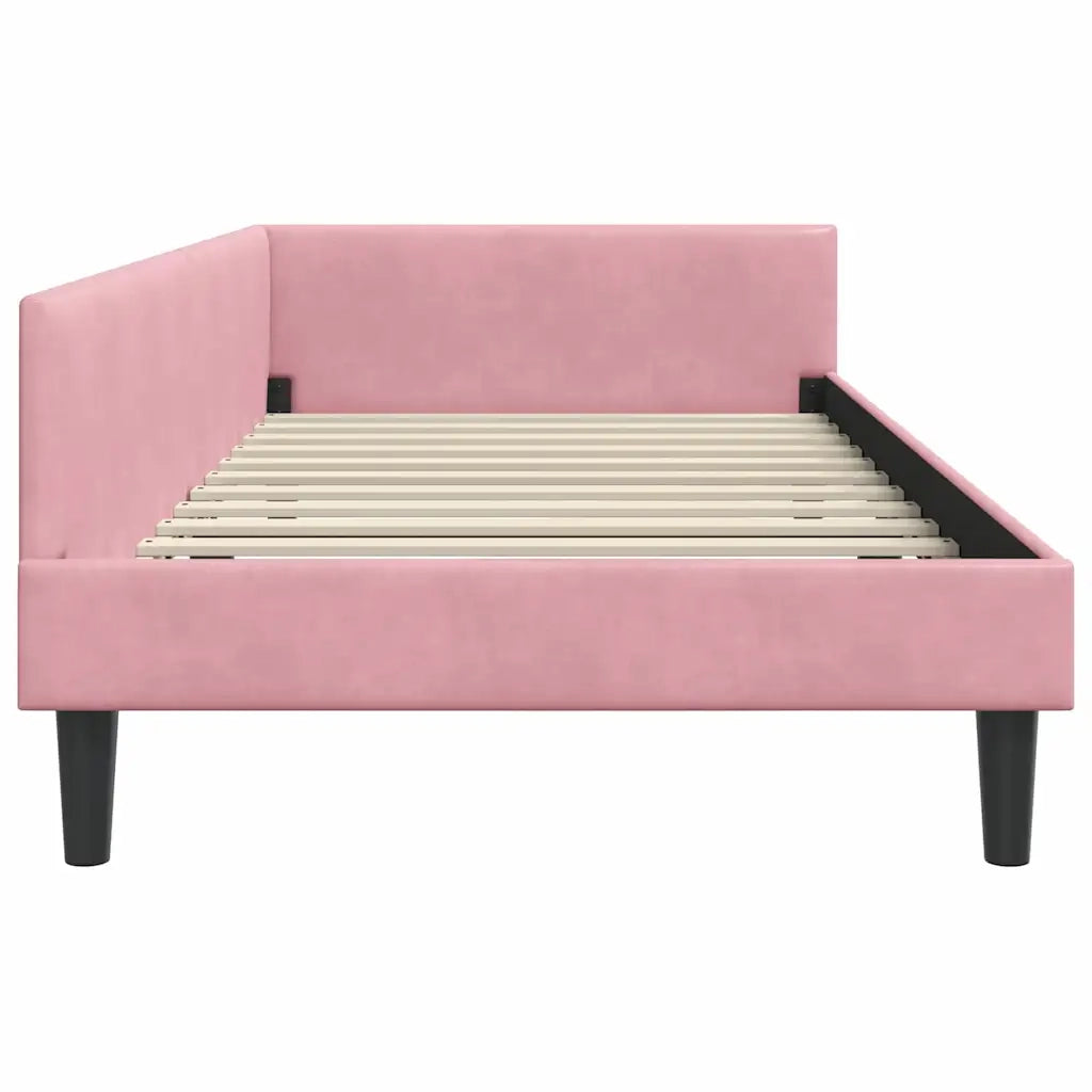 Cornice del letto ad angolo con testiera Rosa 90 cm x 190 cm