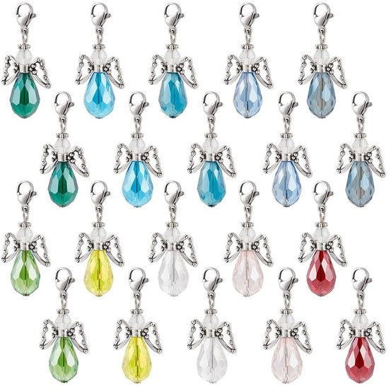 20 Pezzi di Pendenti per Cappe in Diverse Colori