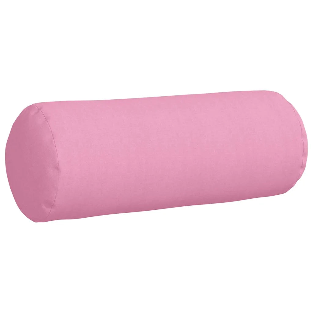 Cuscini a rullo 2 pcs Rosa Ø 25 x 70 cm Tessuto 42014326