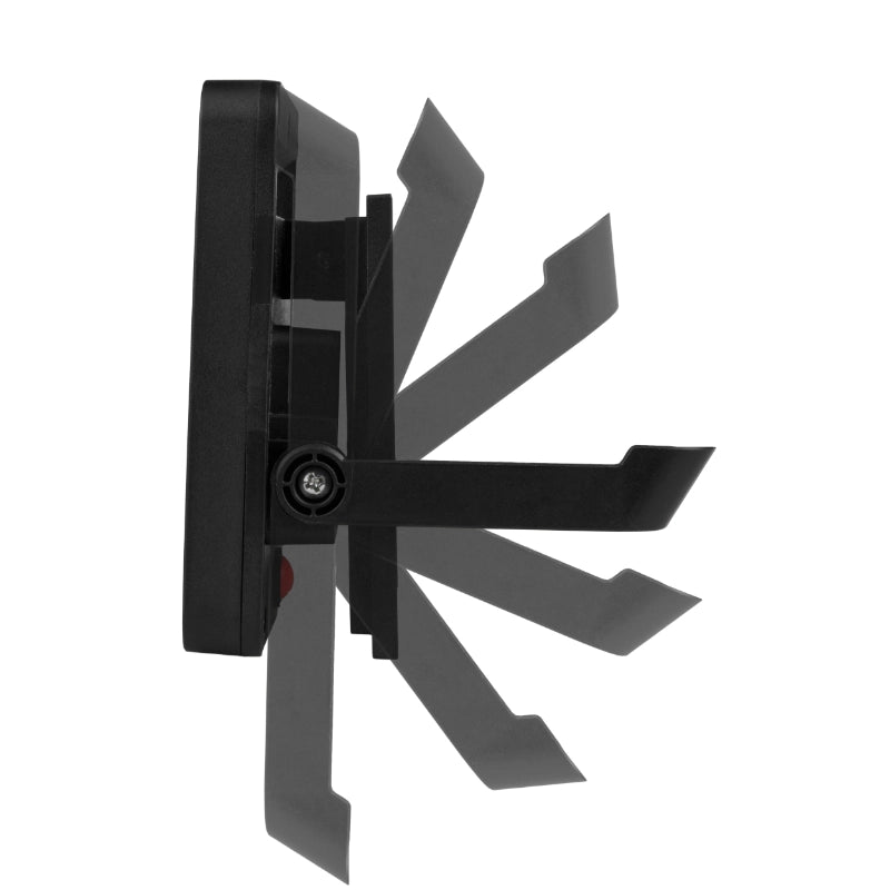 Lampada solare LED 5W con sensore movimento nera IP65 DPM