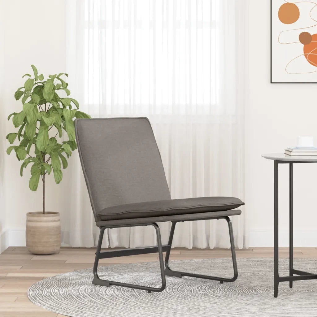 Sedia Lounge Tortora 52x75x76 cm in Tessuto 351317