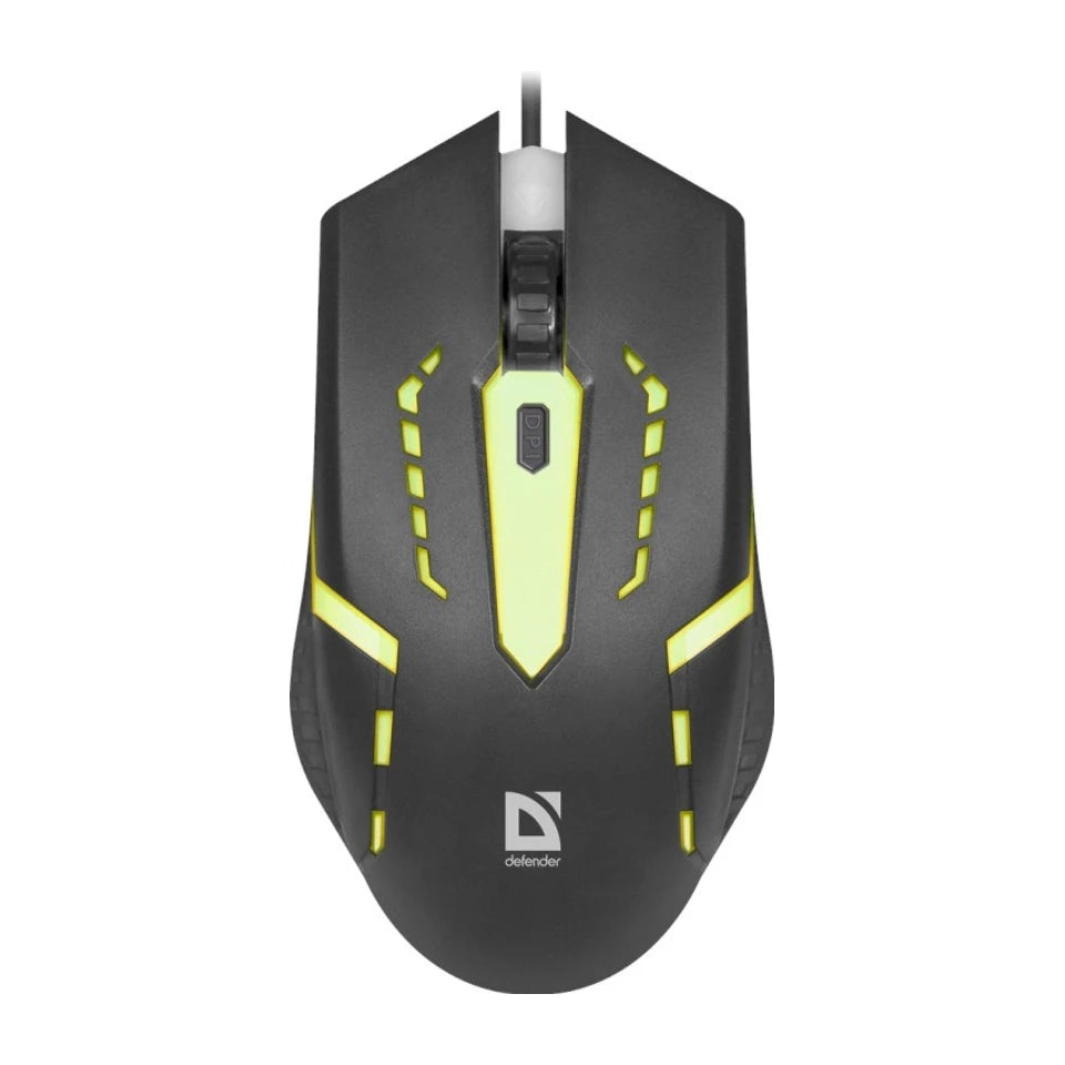 MOUSE DEFENDER FLASH MB-600L OTTICO LED 1200dpi 4P