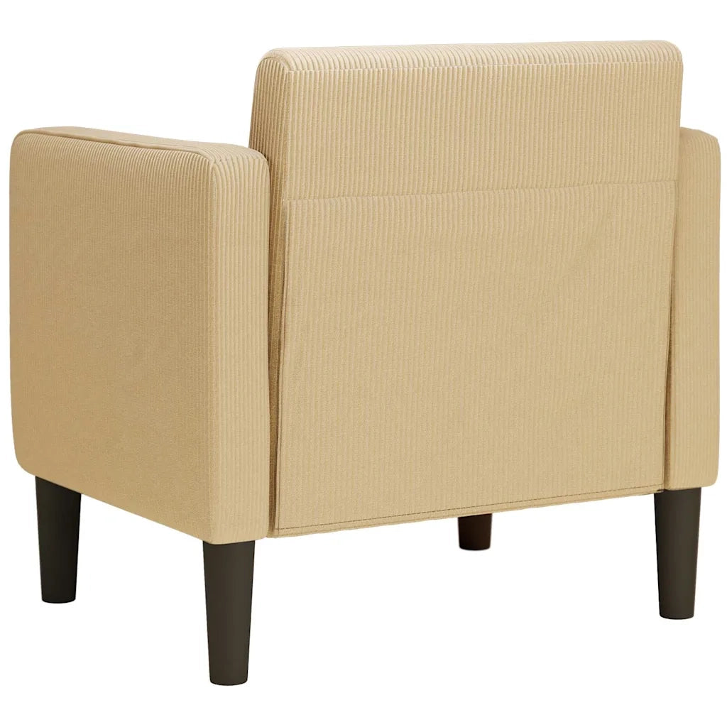 Divano Sedia con Braccioli Verde Grigio 54 cm Tessuto 4100519