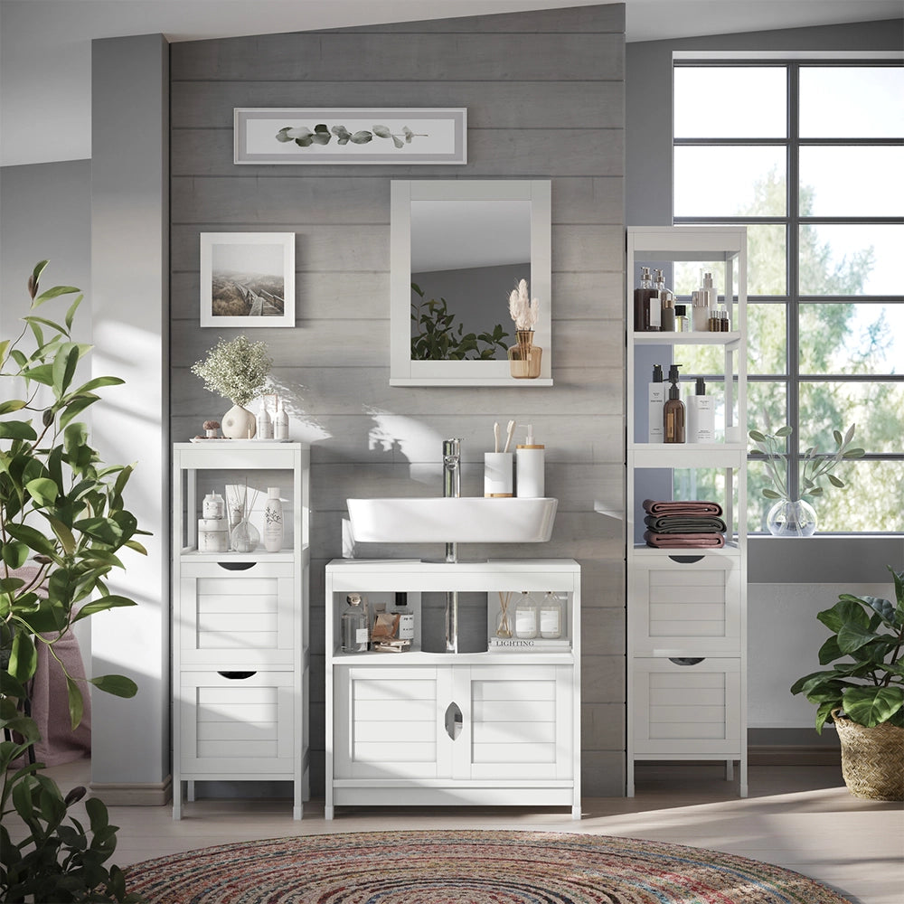 Vicco Mobile sottolavabo per bagno Bianco 60 x 60 cm