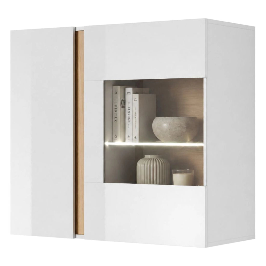 Kava, Mobile Pensile 2 Ripiani, 96x83h cm Bianco