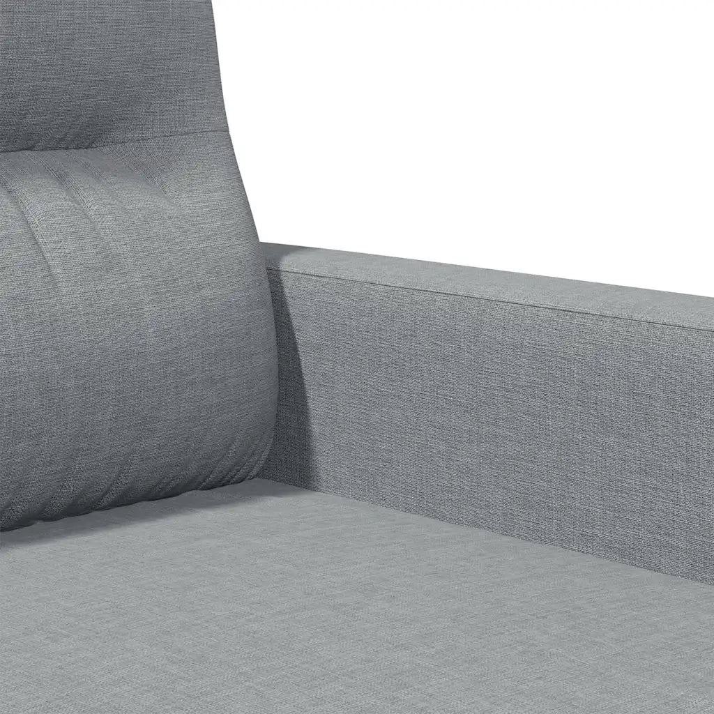 Divano a 2 Posti-Sofa 2 Posti Grigio Chiaro 120 cm in Tessuto 489982
