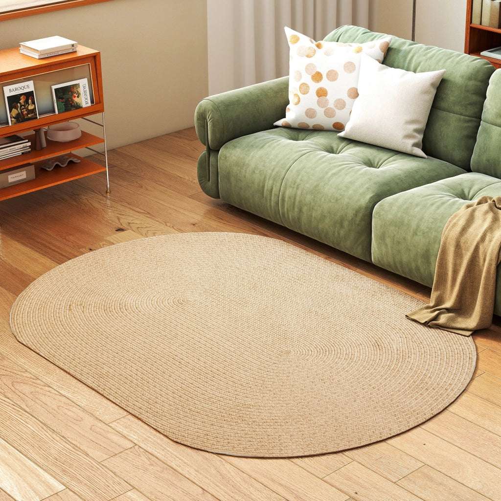 Tappeto Rustico ¨C zephmum ¨C Beige 170x120 cm Lavabile