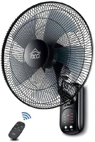 Ventilatore da Parete Diametro 40 cm con Telecomando e Timer 60 Watt