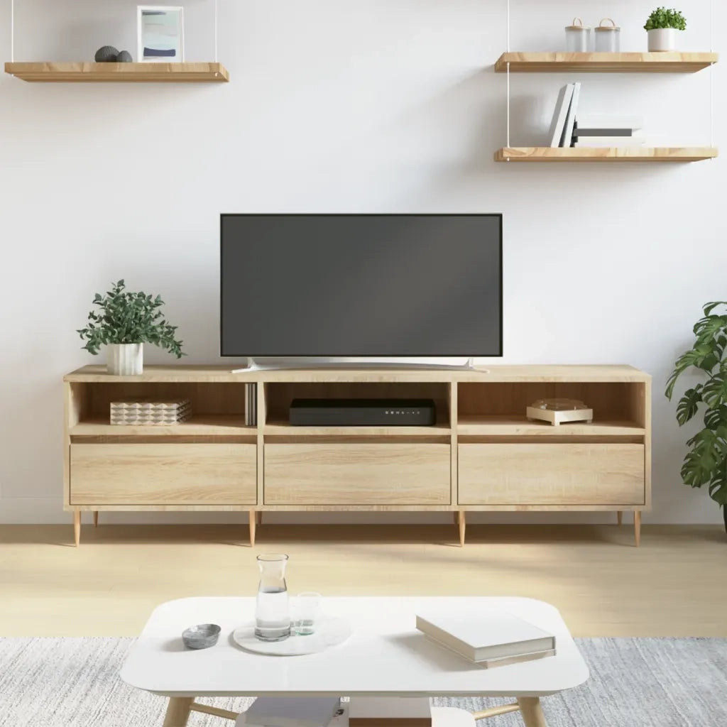 Mobile TV | Armadietto TV | Mobile Porta TV Rovere Sonoma 150x30x44,5 cm Legno Multistrato