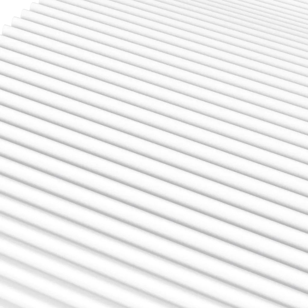Materasso in Schiuma Bianco 80x210 cm Durezza H2 H3