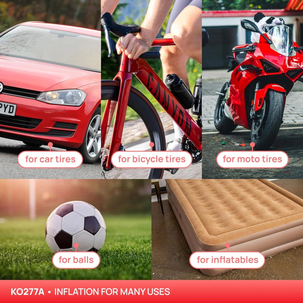 Kit 3 accessori per compressore