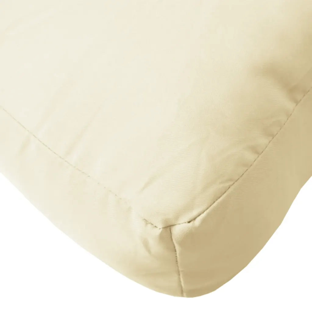 Cuscini per Pallet 2 pz Crema in Tessuto 360924