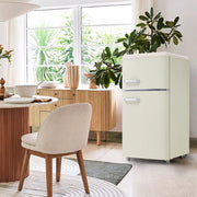 Frigorifero Retro con Congelatore ¨C MINIMAL ¨C 72 L, 21 L freezer, LED, Classe E