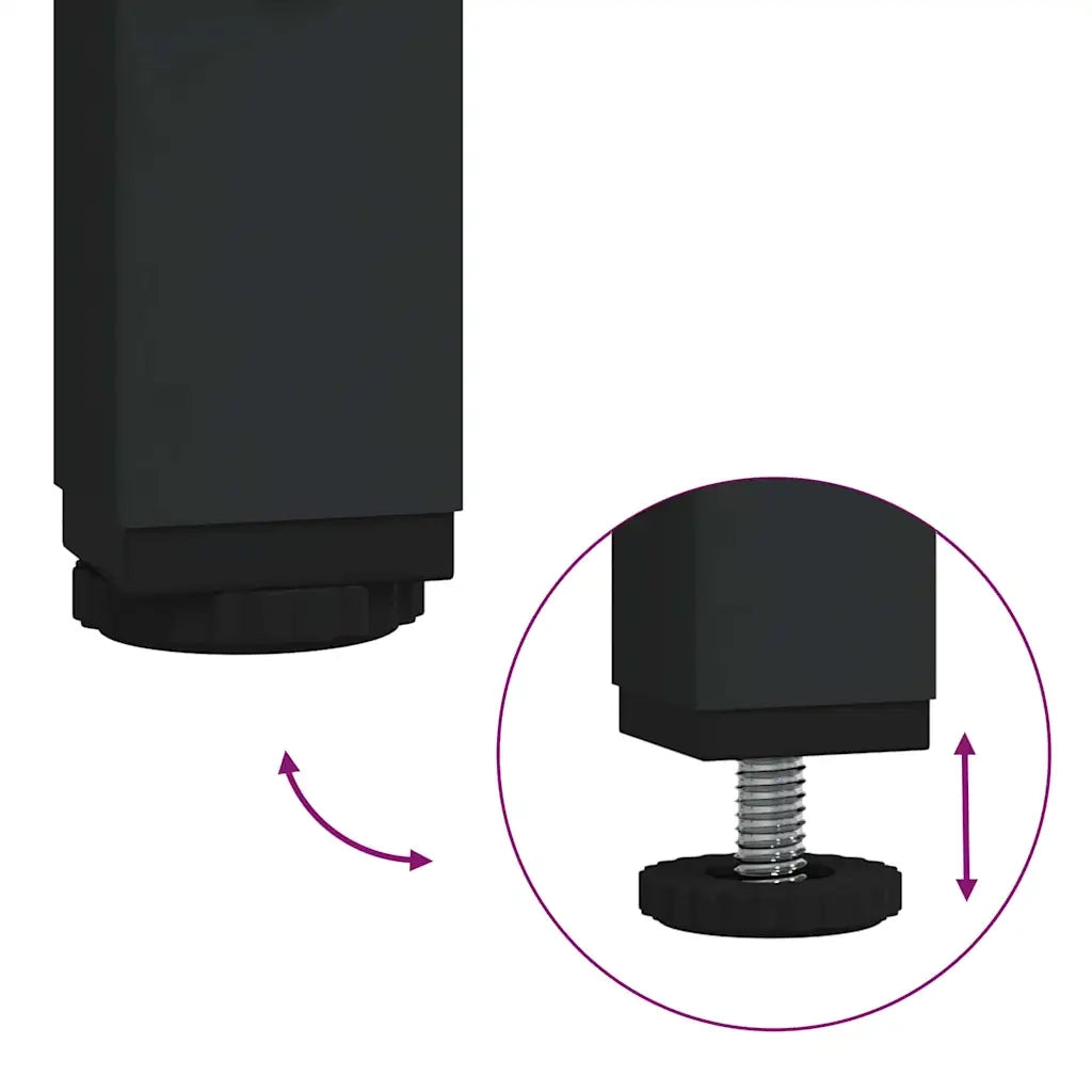 Tavolino da salotto Rovere Nero 51 x 50 x 40 cm 868225