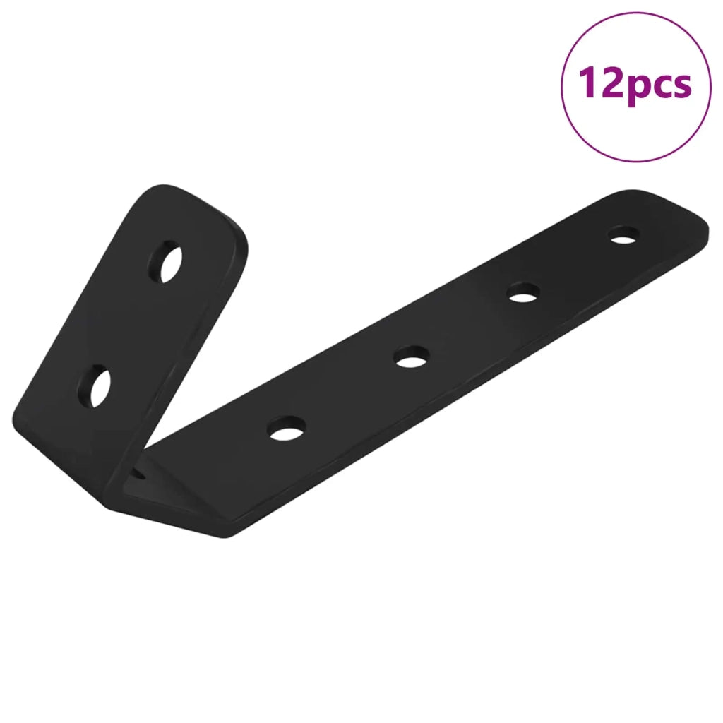 Ganci 12 pz Nero M5 x 110 mm Ferro CFW7537574