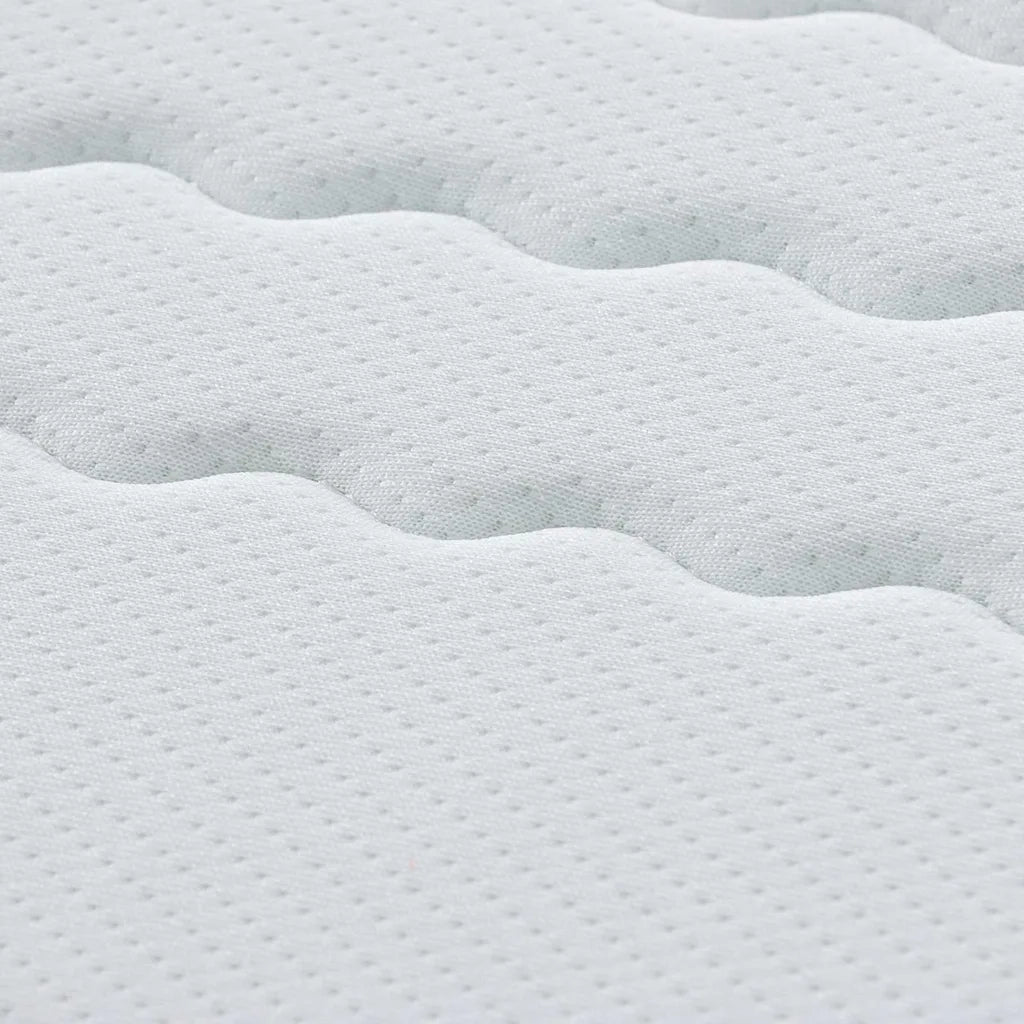 Materasso-Materasso per letto Bianco e Grigio 90 x 190 cm Molla Bonell