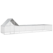 Pollaio 8x2x2 m in Acciaio Zincato CFW7111914