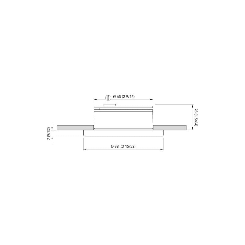 FARETTO AD INCASSO CHIARA 4W