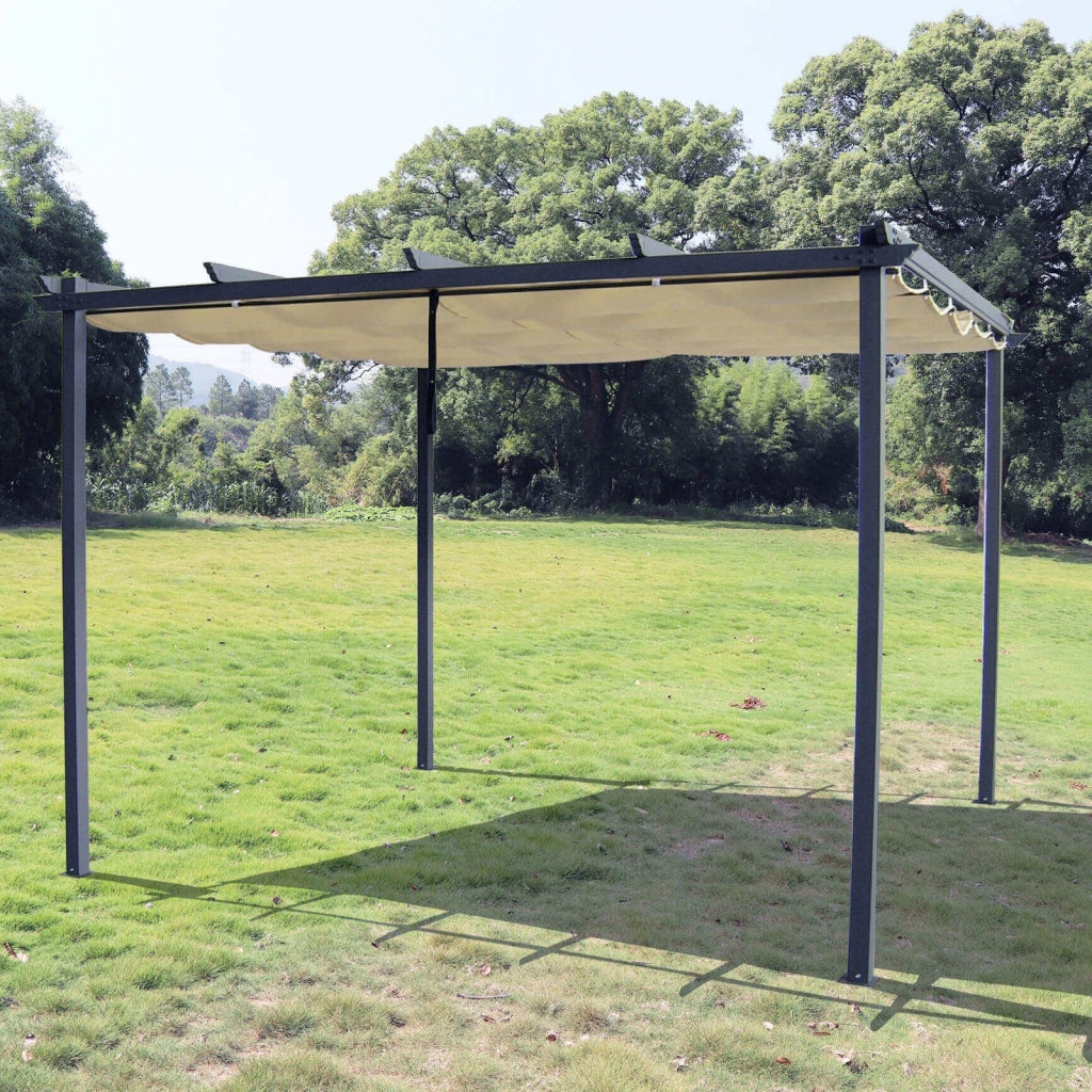 Gazebo da Giardino 3x3 in acciaio poliestere - BRENNAN