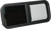 Finestra per Motorhome - 900x300mm Finestra Slittente Orizzontale e Verticale con Rete di Protezione dagli Insetti e Vetro Temprato - Ombreggiatore Parabrezza a Stile Lacrima