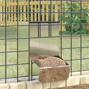 Mangiatore per conigli Argento 17,5 x 26 x 28,5 cm 874602