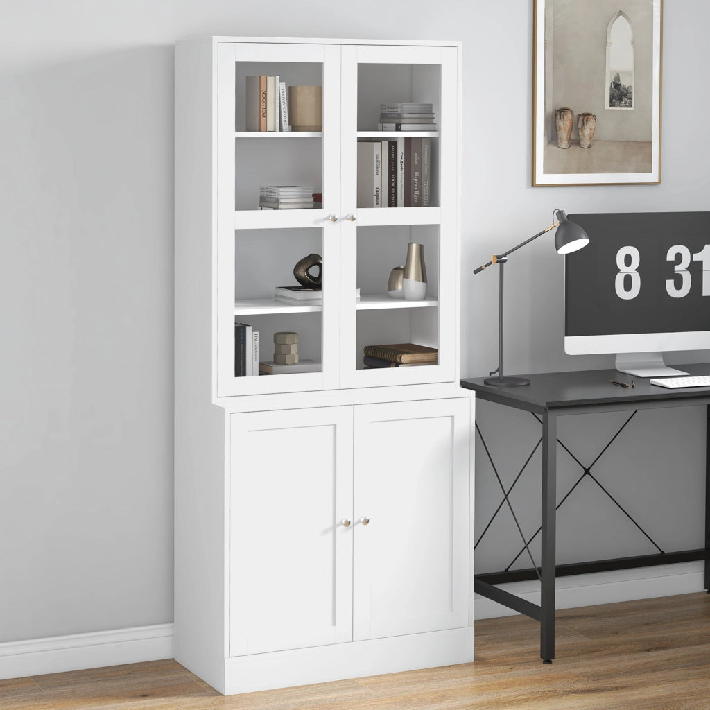 Libreria Scaffale ¨C Minimal ¨C Bianco 76x40x178.5