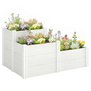 Vaso da Giardino Modulare Impilabile 3 Livelli ¨C Minimal ¨C Plastica
