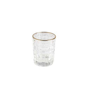 Set sei bicchieri acqua filo oro h 10cm new paris