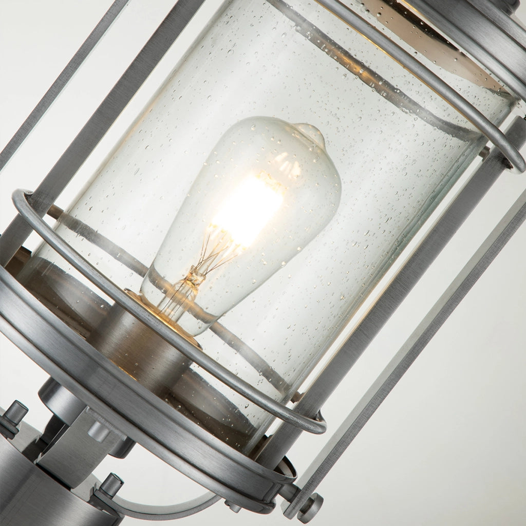 Lampada colonna esterno alluminio E27 Booker Quintiesse