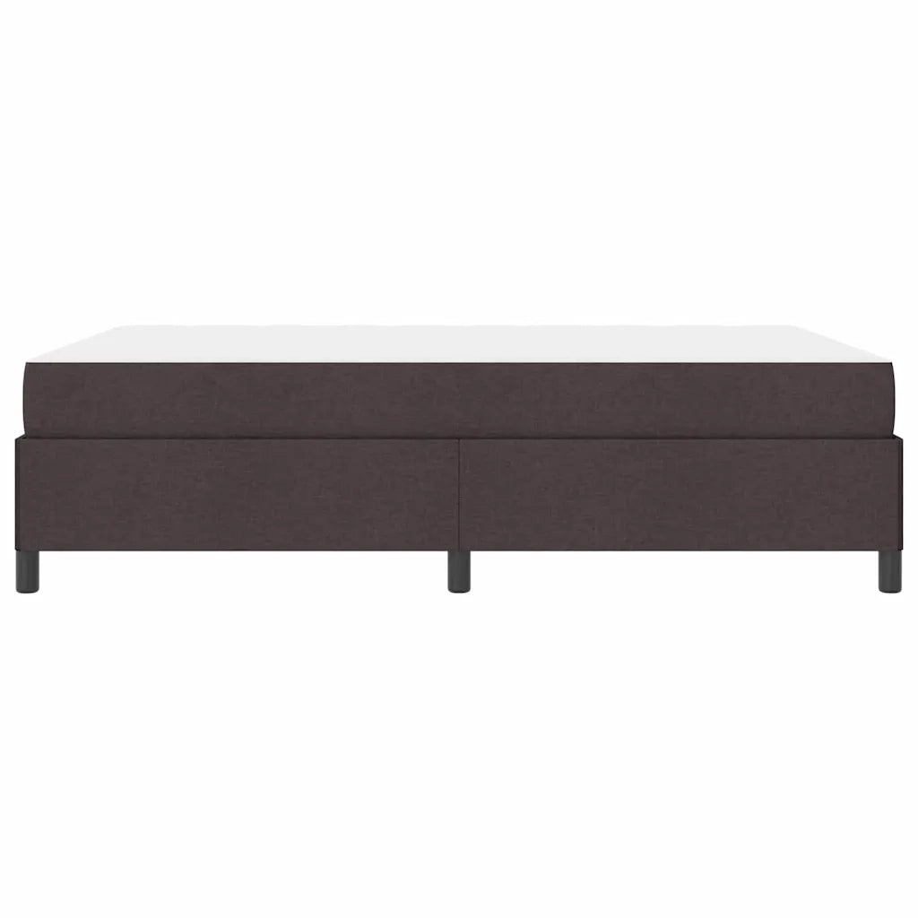 Letto a molle Marrone Scuro 140 x 200 cm Tessuto 3398867