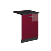 Pannello frontale della lavastoviglie Fame-Line Bordeaux lucido/Antracite 60 cm, PL Antracite Vicco