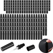 100 pezzi - 2 ml flacone di plastica nero per profumo - diffusore a spruzzo - flacone per profumo
