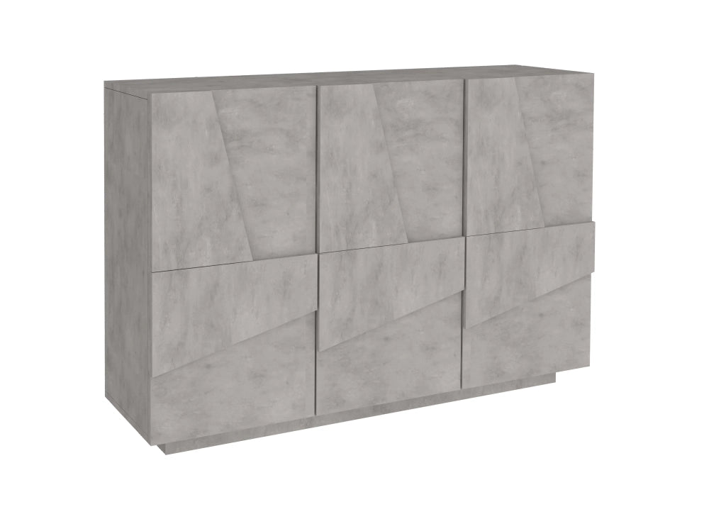 Mobile PING L 121.8 x H 86 x P 39.2 cm grigio cemento
