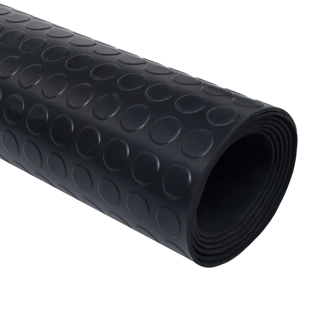 Tappeto per pavimento Nero 1 x 2 m Gomma