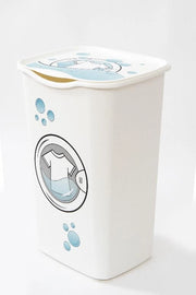 Cesto Portabiancheria Lavanderia Laundry 50 litri Bianco Belli e Forti