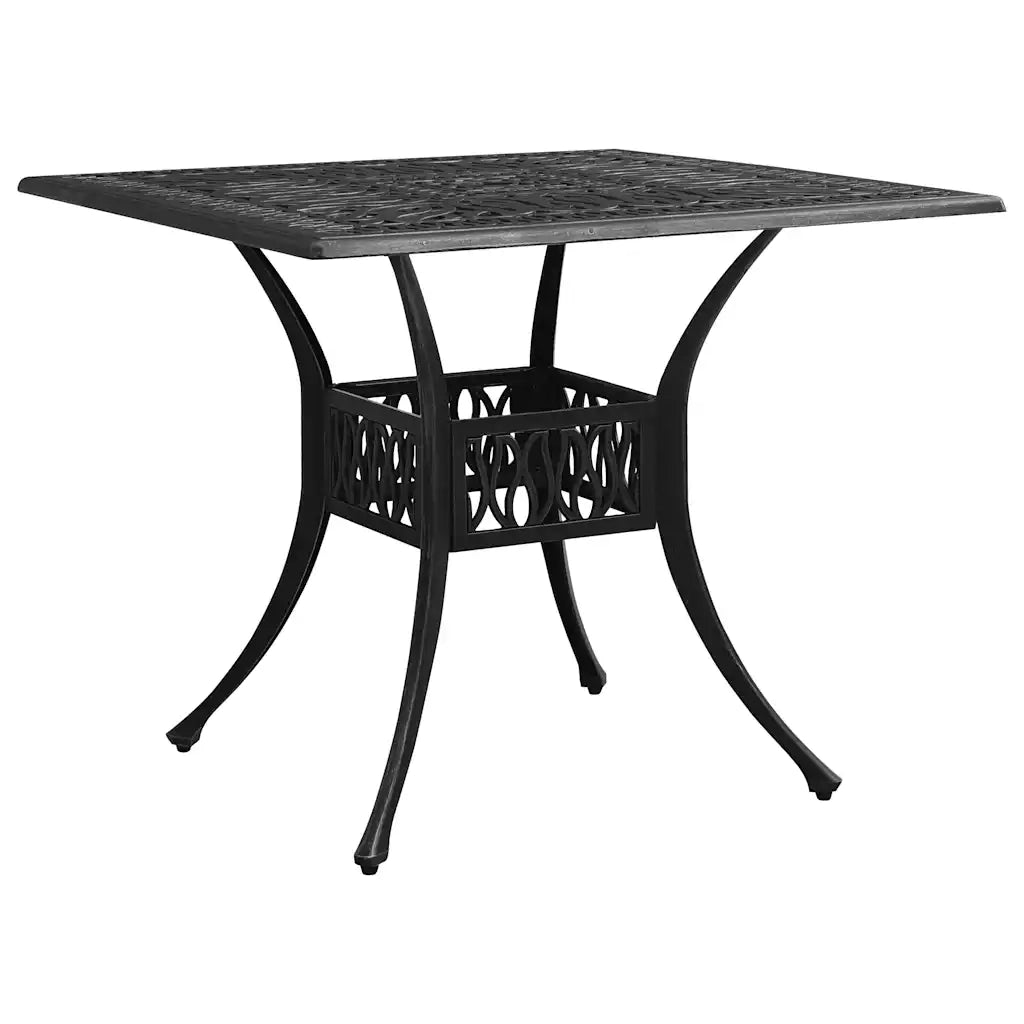 Set da Bistrot 5 pz in Alluminio Pressofuso Nero 3070614