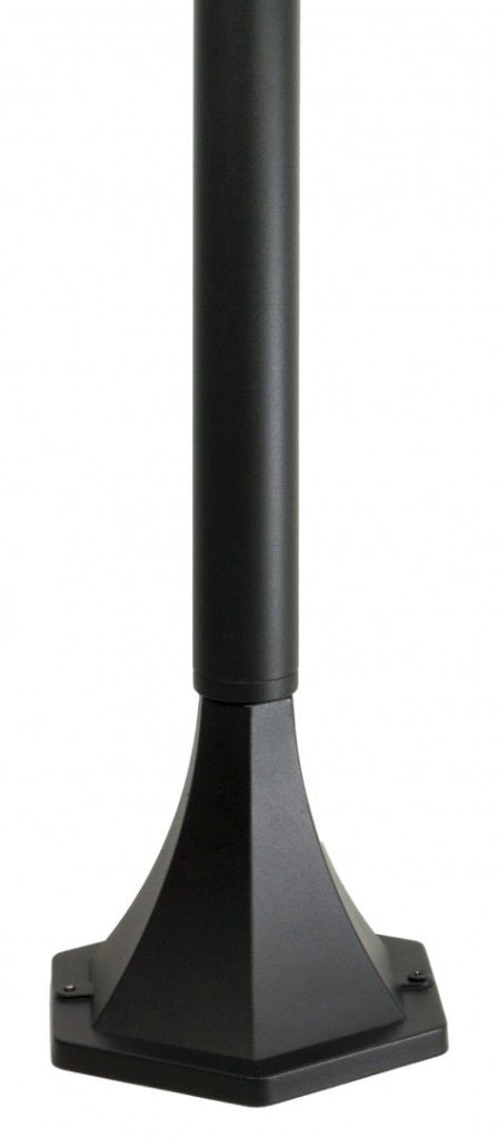 Lampione da esterno SU-MA Cadiz 116cm E27 nero IP43
