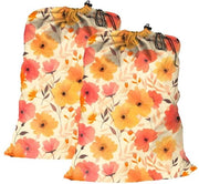 2 x Sacchi di bucato in lino ecologico (autunno)
