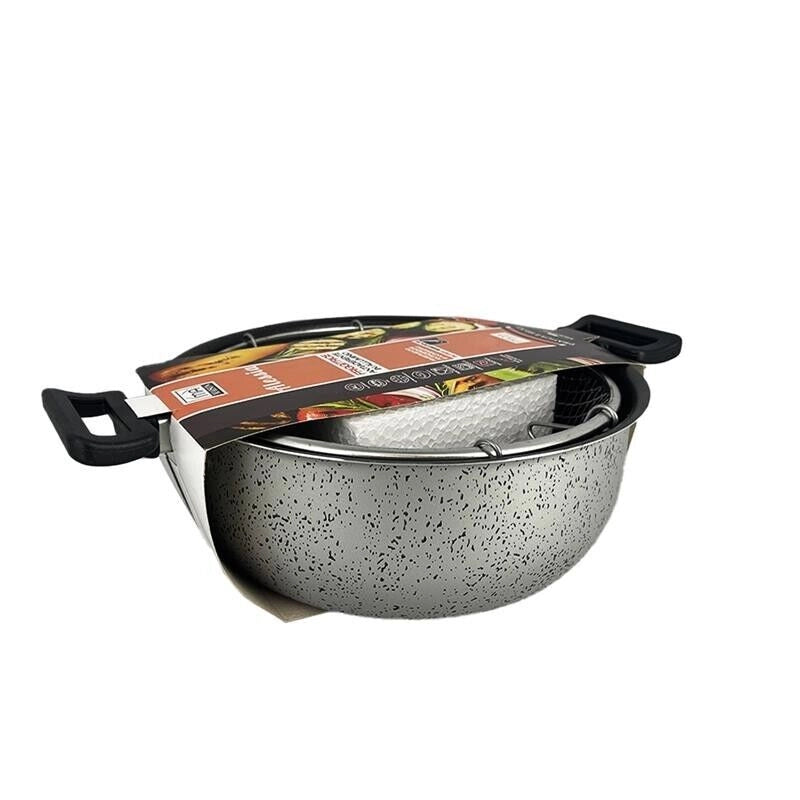MA MAISON FRIGGITRICE LINEA ALESSIA 24 CM ANTIADERENTE E ANTIGRAFFIO IN ALLUMINIO