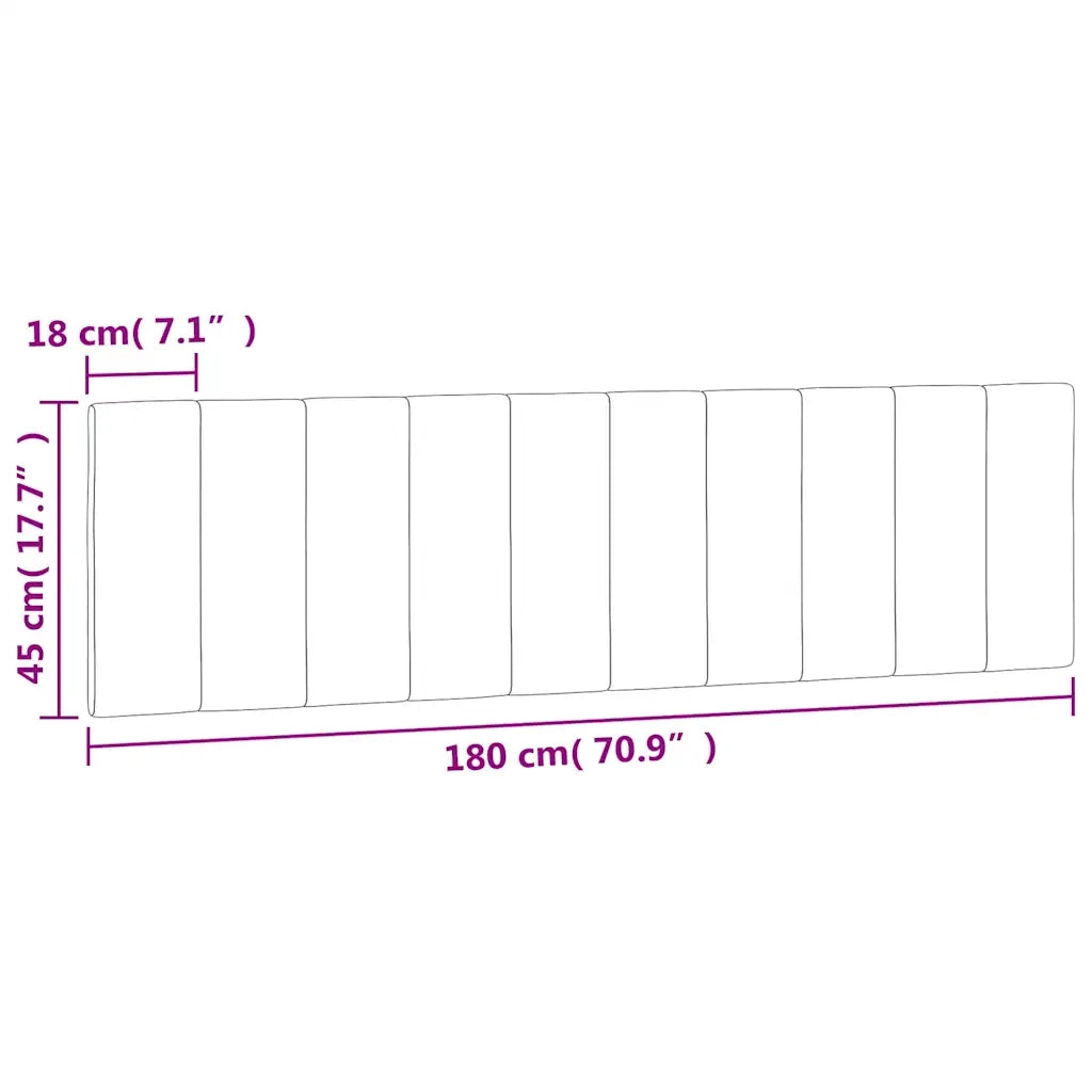 Cuscino Testiera Hanko Verde Scuro 180 cm in Velluto CFW1802986