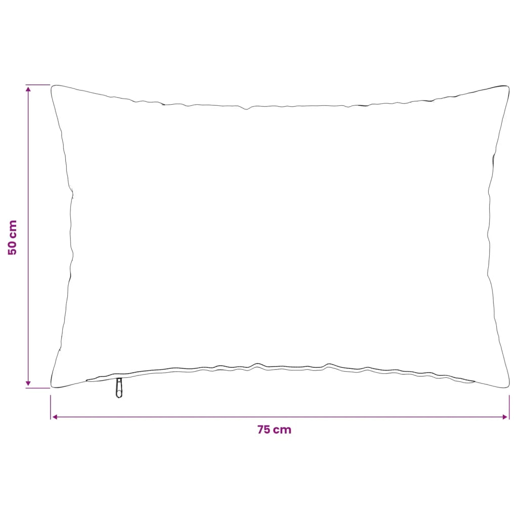 Federa 2 pcs HEERLEN Rosa 50 x 75 cm Bouclé 911665
